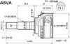 ASVA TY-CE1A48 Joint Kit, drive shaft